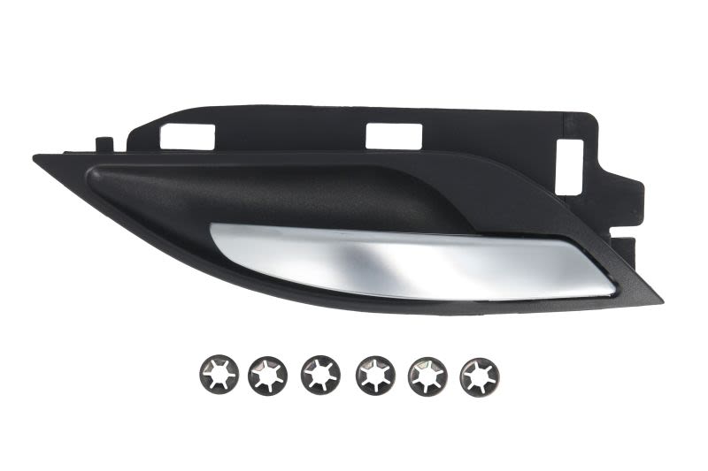 Dorëzë e brendshme e derës, e përparme/pasme djathtas (e zezë/argjend) – BMW X1 E84 (10/2009–06/2015)-1