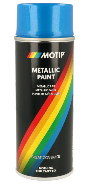 MOTIP Metallic Paint Black 0.4L 004049 – Sprej Metalik i Zi për Finish Profesional