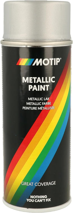 MOTIP Metallic Paint Silver 0.4L 004047 – Sprej Metalik i Argjend për Finish Elegant-1