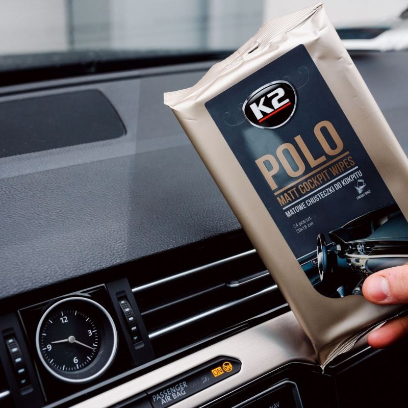 K2 Peceta për pastrim dhe mirëmbajtje të enterierit – POLO MATT WIPES