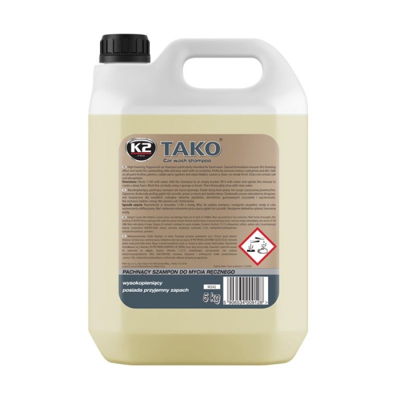 K2 Shampon me aromë për larje manuale të veturës – TAKO 5KG