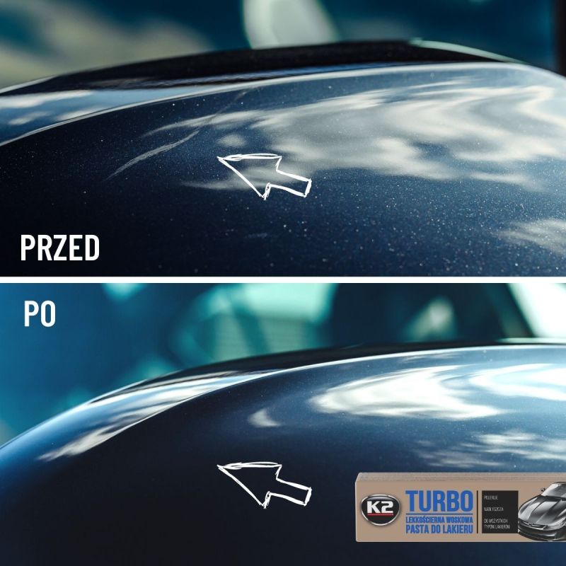 K2 Pastë për lustrim profesional të bojës – TURBO 120g