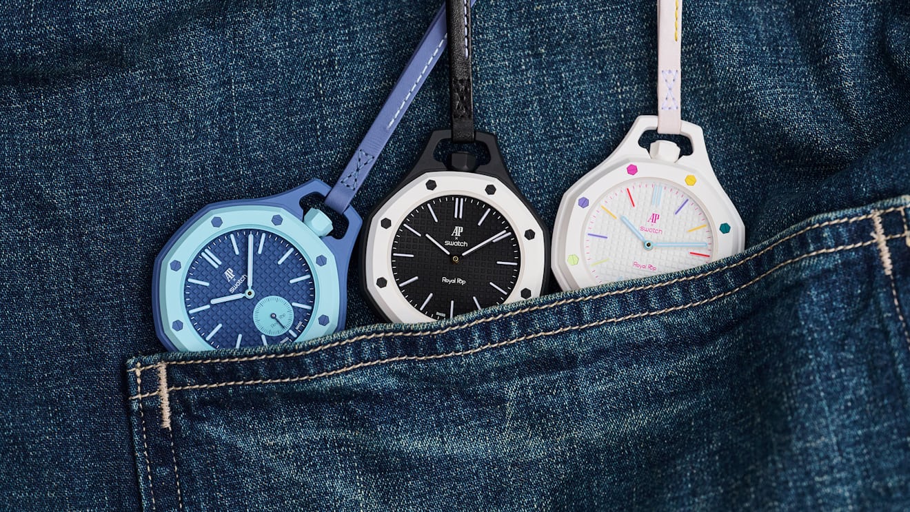 Orë për veturë Audemars Piguet x Swatch Royal Pop-3