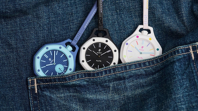Orë për veturë Audemars Piguet x Swatch Royal Pop-3