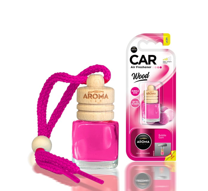 Car air freshener AROMA WOOD Bubble Gum-1