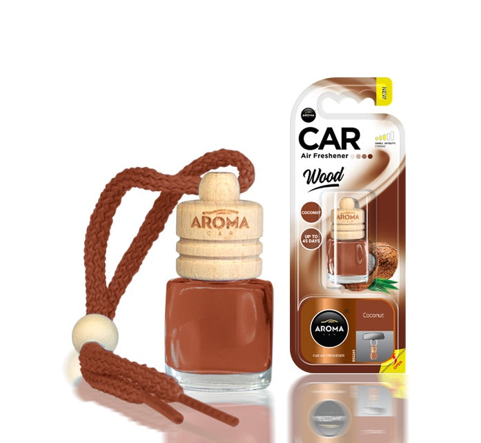 Car air freshener AROMA WOOD COCONUT-1
