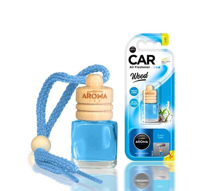 Car air freshener AROMA WOOD FRESH LINEN-1